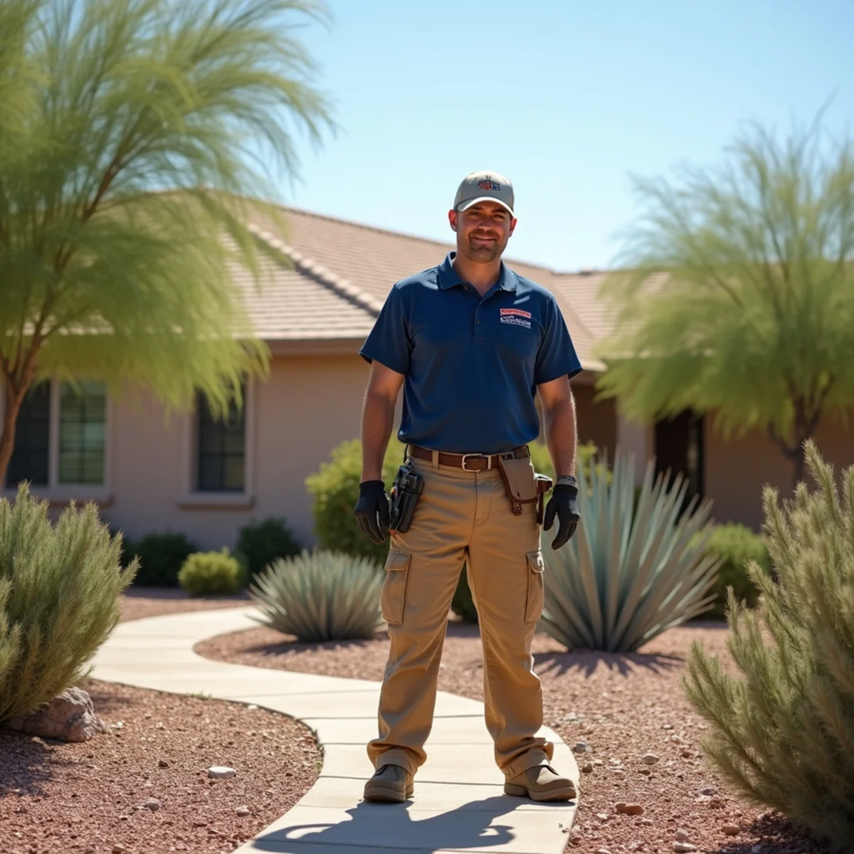 Desert landscaping in Apache Junction, AZ by YardGuy4Hire