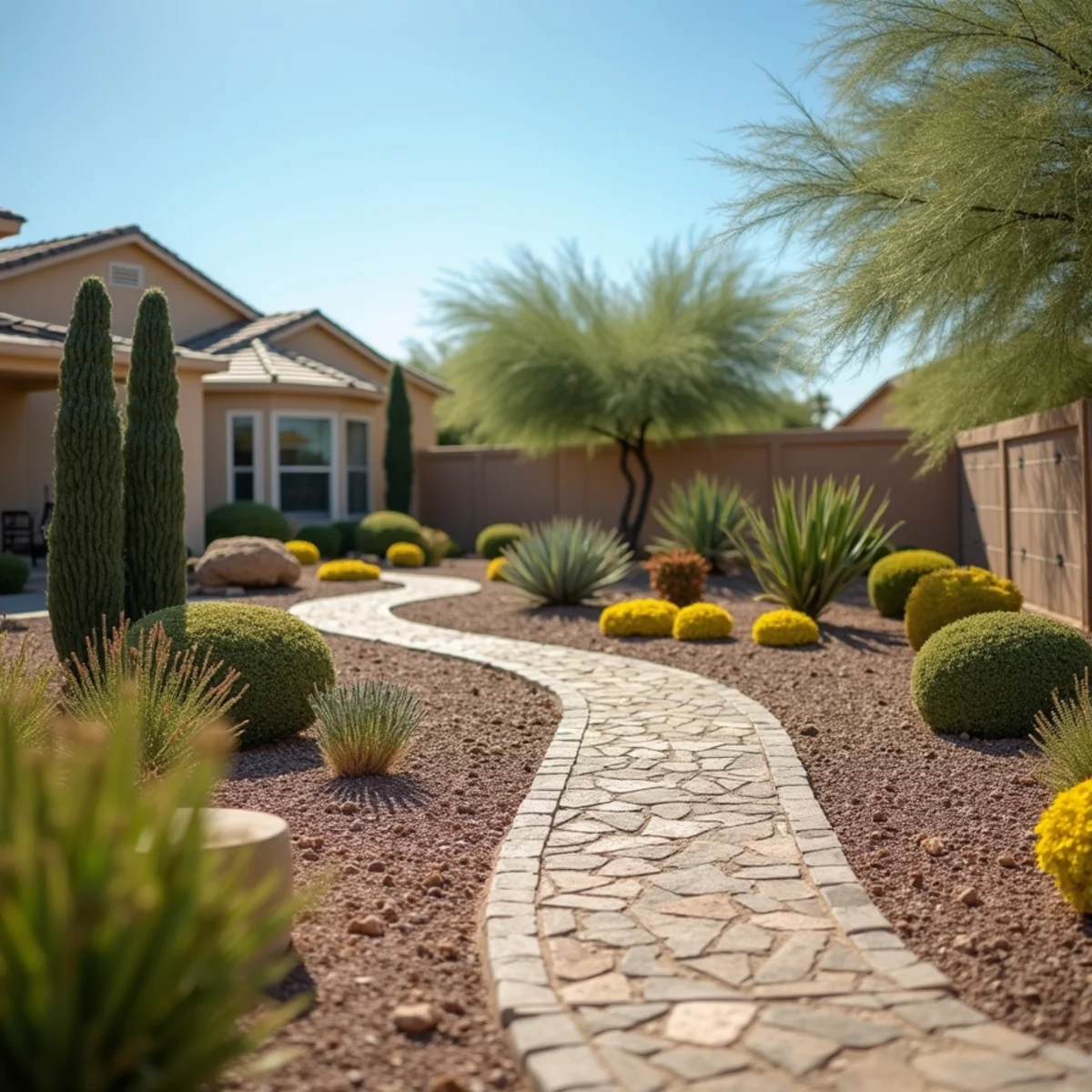 Desert landscaping in Buckeye, AZ by YardGuy4Hire