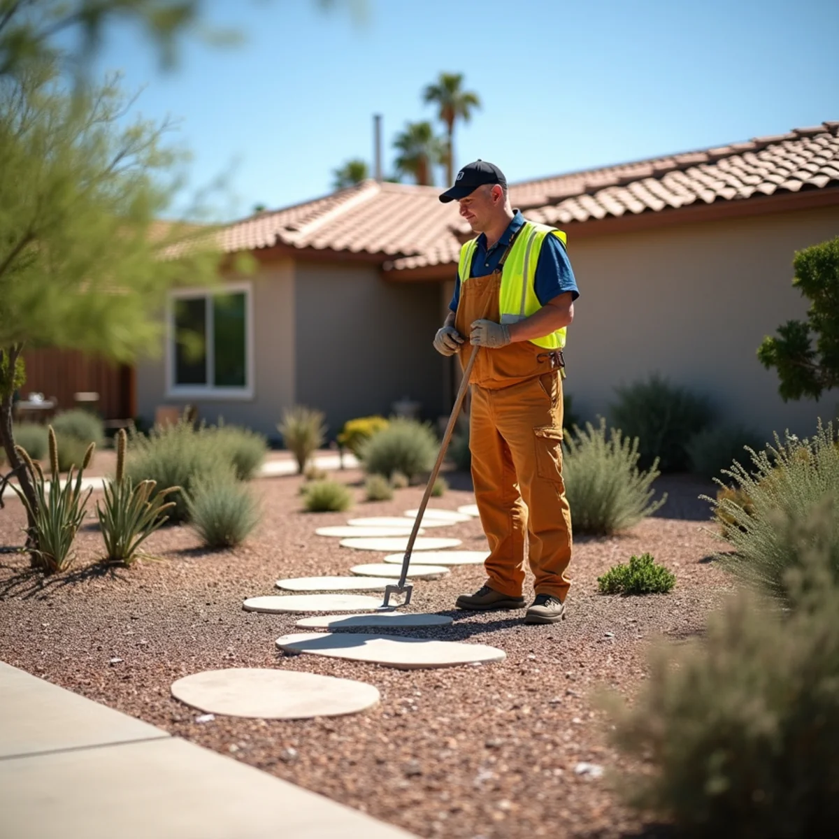 Desert landscaping in Bullhead City, AZ by YardGuy4Hire