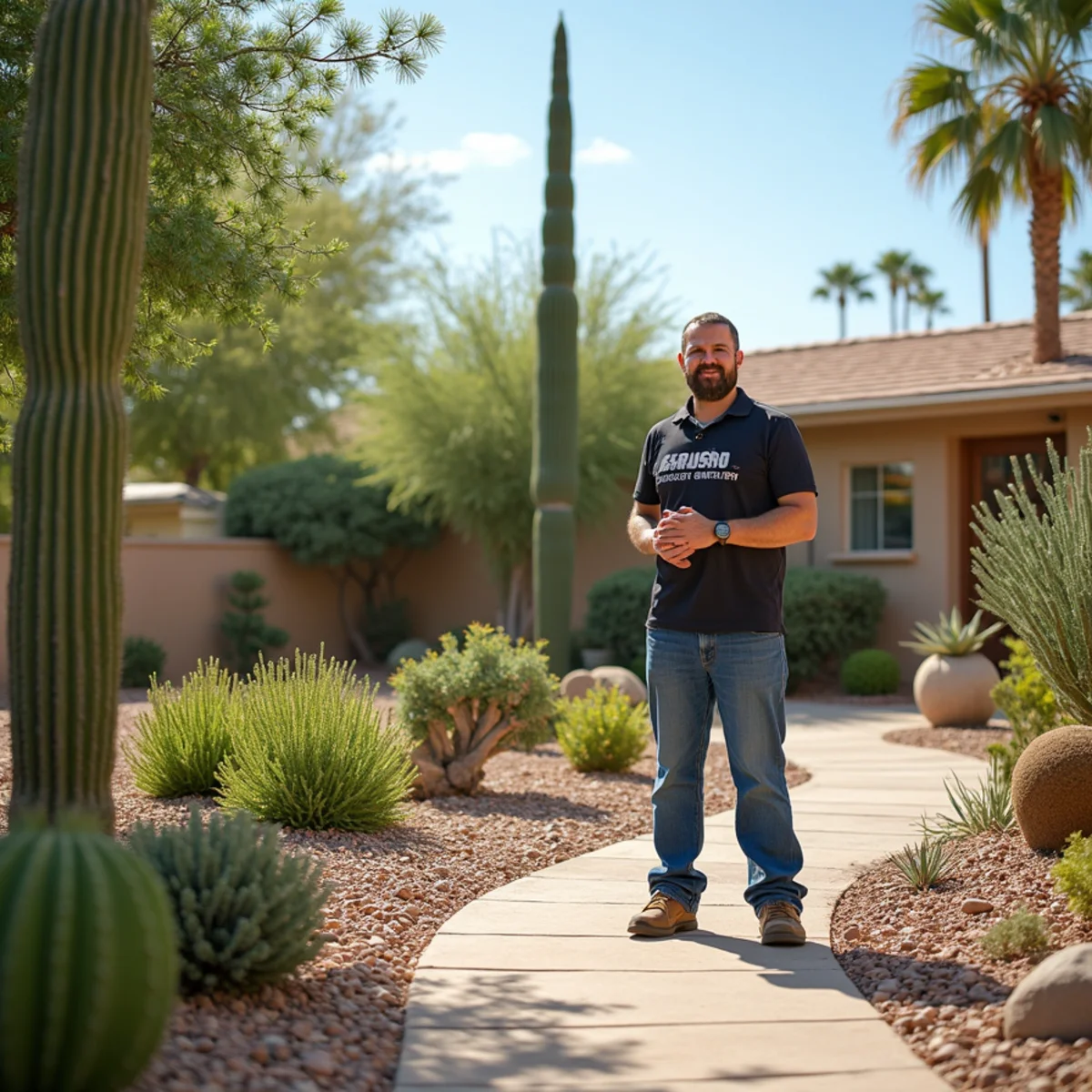 Desert landscaping in Chandler, AZ by YardGuy4Hire