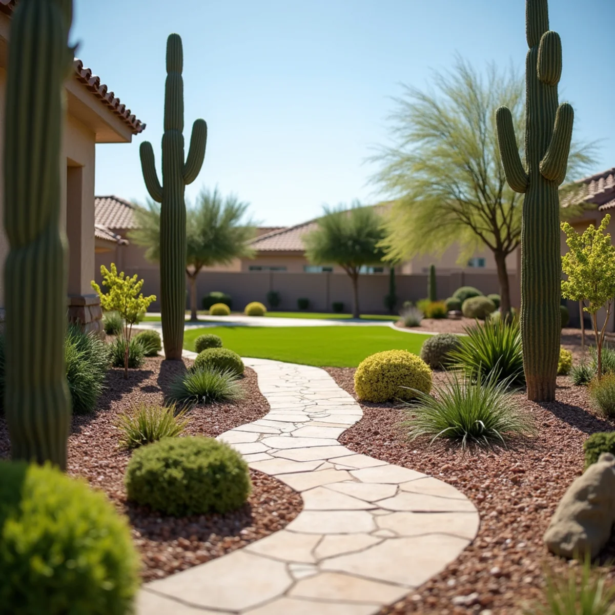 Desert landscaping in Gilbert, AZ by YardGuy4Hire