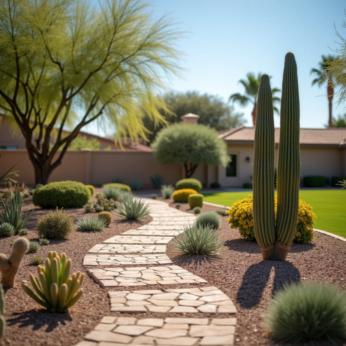 Desert landscaping in Glendale, AZ by YardGuy4Hire