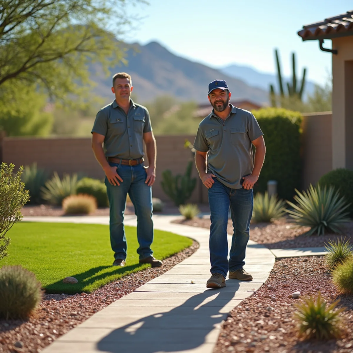 Desert landscaping in Green Valley, AZ by YardGuy4Hire
