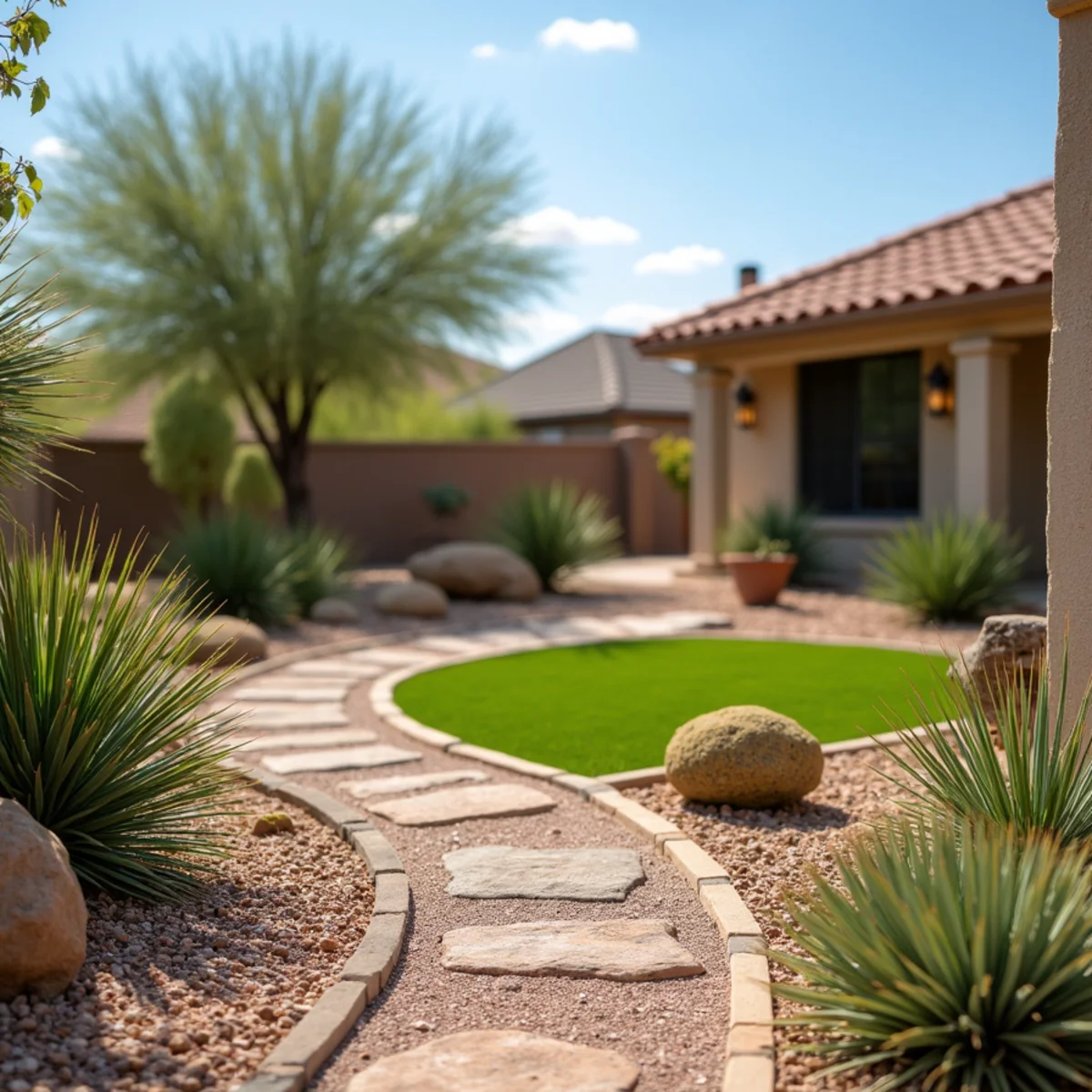 Desert landscaping in Kingman, AZ by YardGuy4Hire