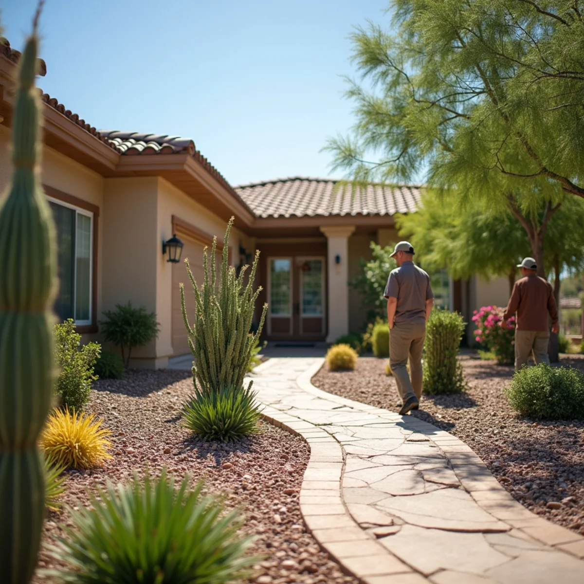 Desert landscaping in Prescott, AZ by YardGuy4Hire