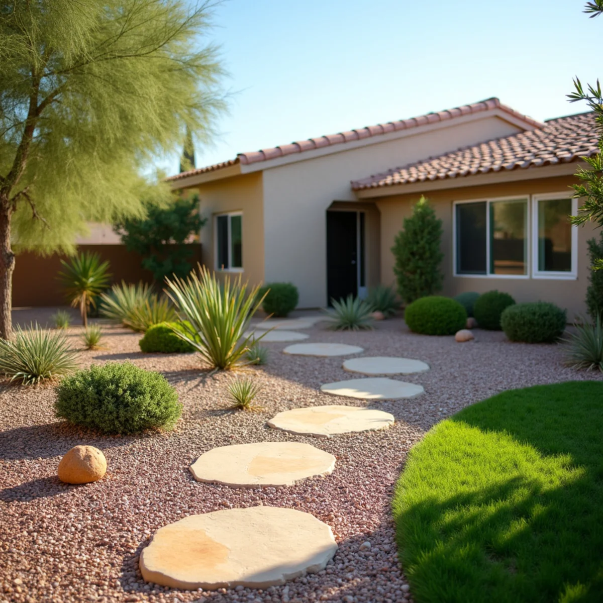 Desert landscaping in Sierra Vista, AZ by YardGuy4Hire
