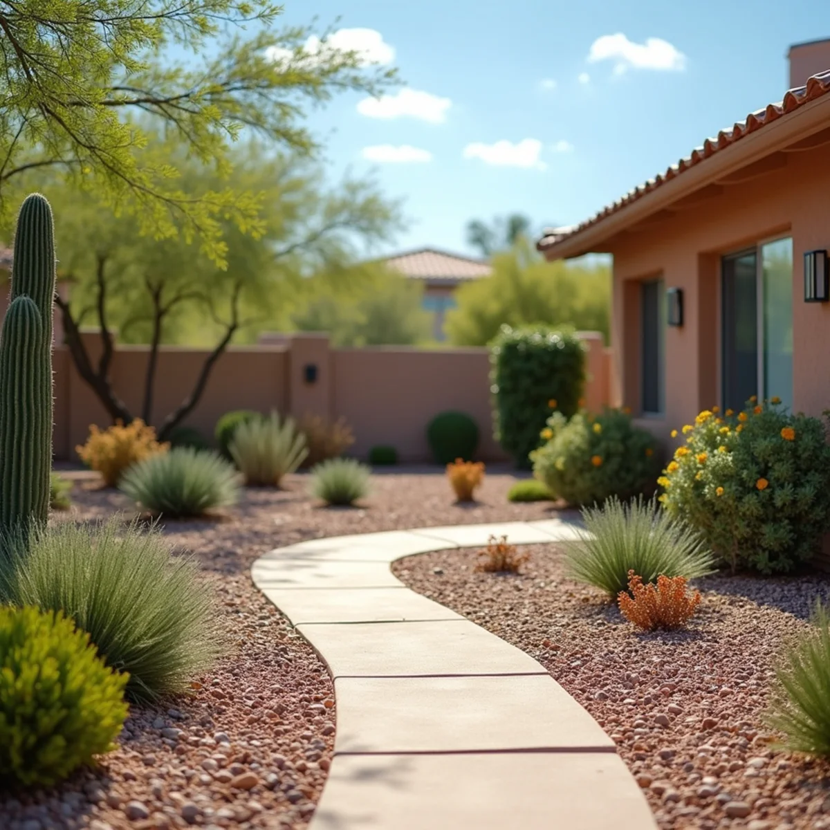 Desert landscaping in Tempe, AZ by YardGuy4Hire