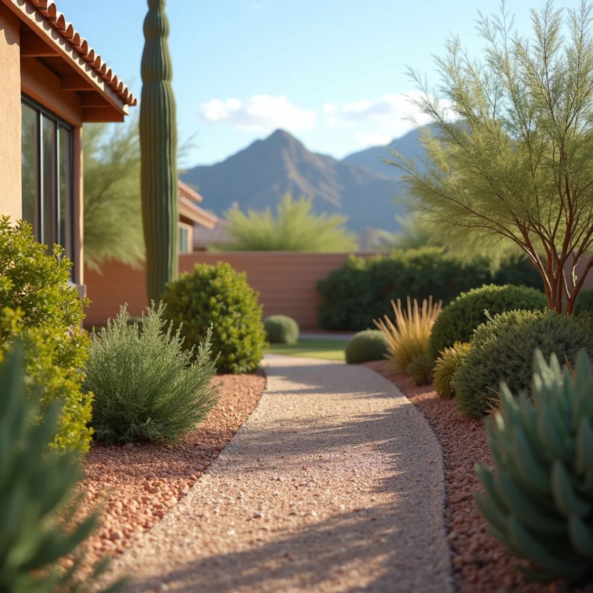 Desert landscaping in Tucson, AZ by YardGuy4Hire
