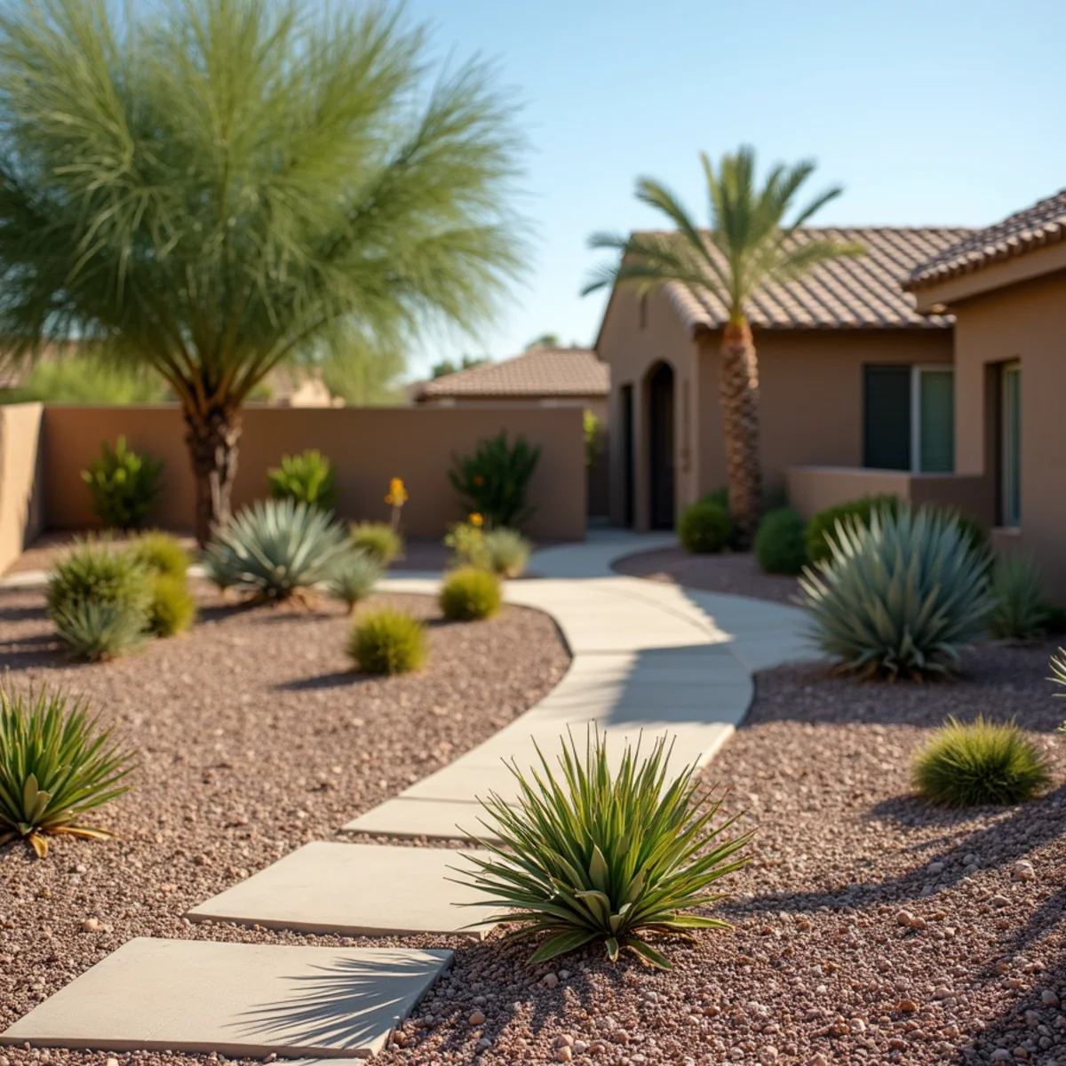 Desert landscaping in Yuma, AZ by YardGuy4Hire