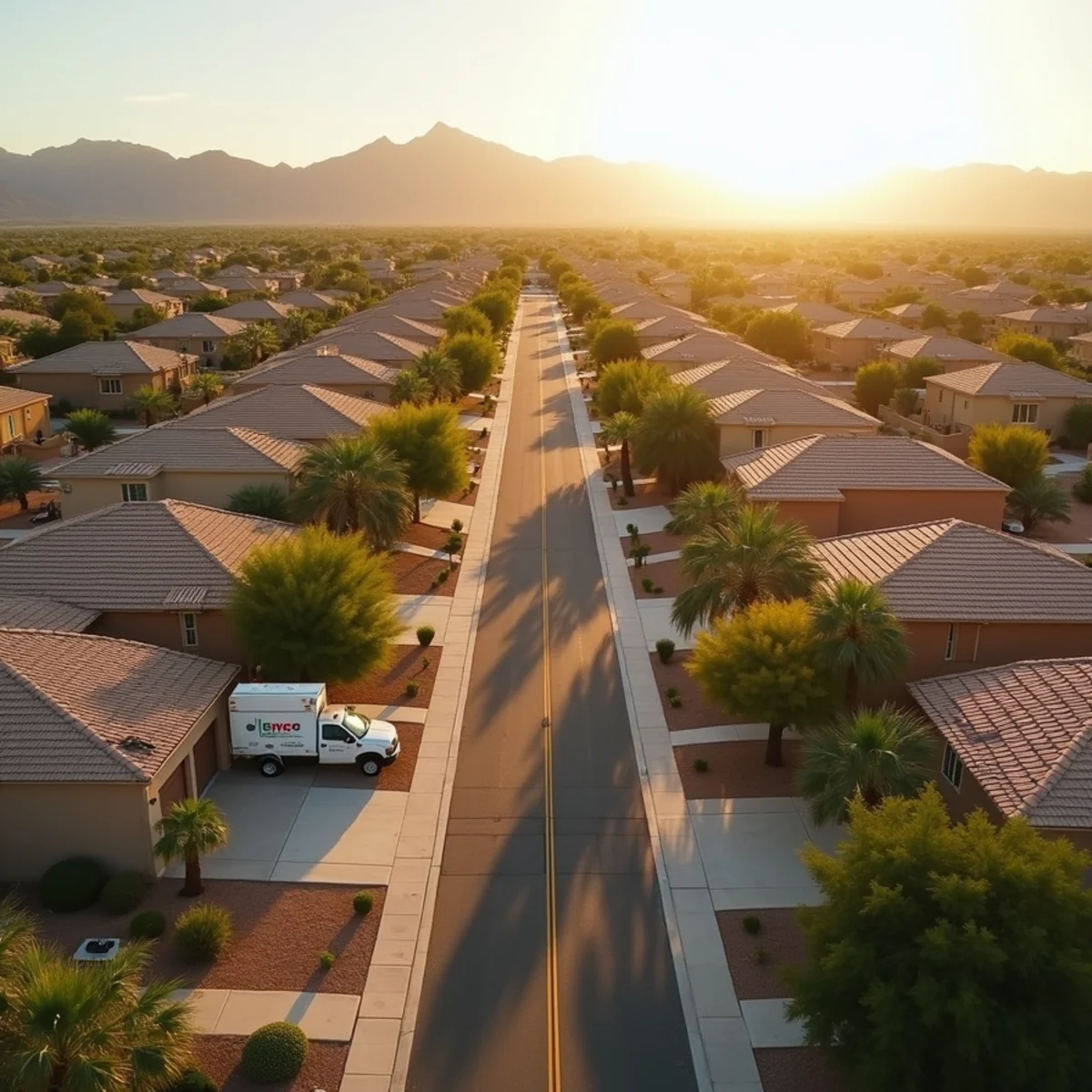Map of YardGuy4Hire service areas across Arizona